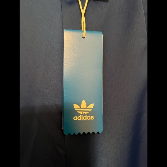 NWT ADIDAS ROYAL BLUE THREE STRIPE WIDE LEG PANT - Picture 9 of 9